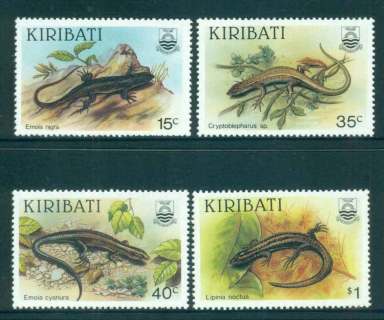 Kiribati-1987-Lizards-MUH-lot52039