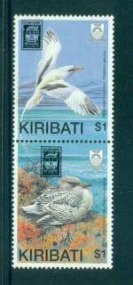 Kiribati-1989-Birds-Pair-Stampshow-elbourne-MUH-lot52047