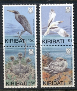 Kiribati-1989-Independence-10th-Anniversary-Birds-MUH