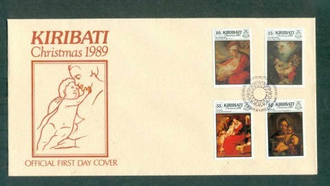 Kiribati-1989-Xmas-FDC-lot70951