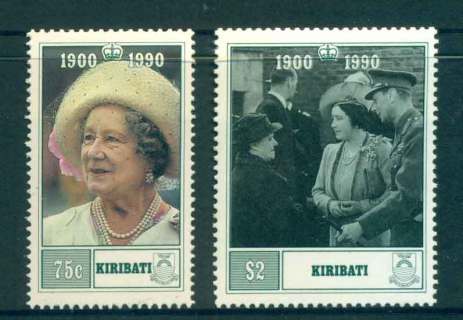 Kiribati-1990-Queen-Mother-90th-Birthday-MUH-lot52054