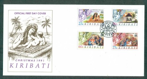 Kiribati-1991-Xmas-FDC-lot70958