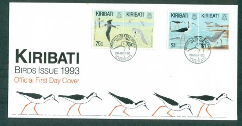 Kiribati-1993-Seabirds-Waders-FDC-lot70961