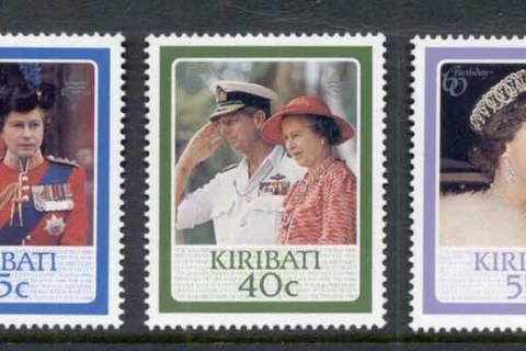Kiribati-1986 QEII 60th Birthday