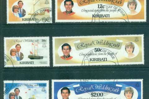 Kiribati-1981 Royal Wedding Charles & Diana