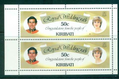 Kiribati-1981 Royal Wedding Charles & Diana
