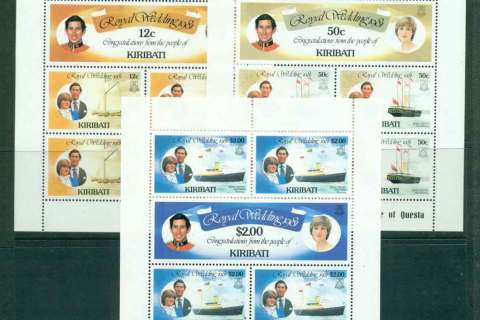 Kiribati-1981 Royal Wedding Charles & Diana