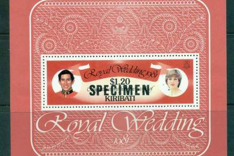 Kiribati-1981 Royal Wedding Charles & Diana
