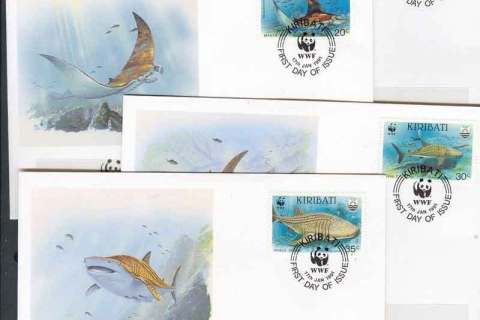 Kiribati-1991 WWF Whale Shark & Mantra Ray