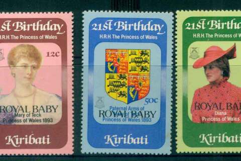 Kiribati-1982-Princess-Diana-21st-BirthdayDiana-Royal-baby-MUH-lot52017