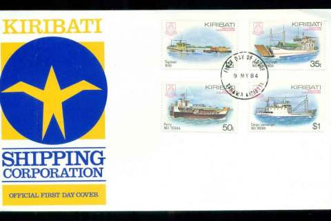 Kiribati-1984-Shipping-FDC-lot51529