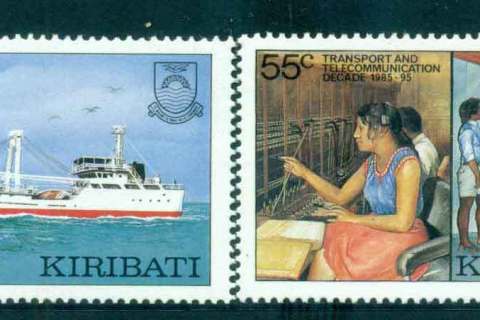 Kiribati-1986-Transport-Telecommunications-MUH-lot52036