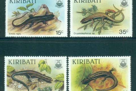 Kiribati-1987-Lizards-MUH-lot52039