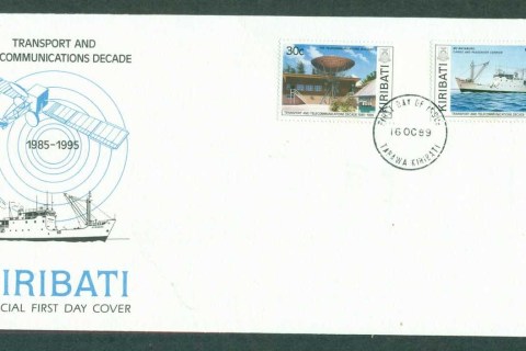 Kiribati-1989-Transport-telecommunications-FDC-lot70950