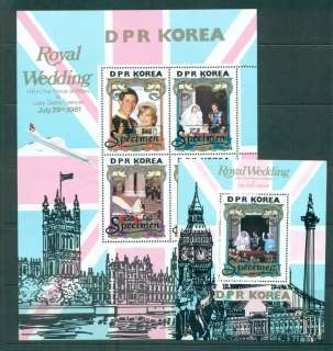 Korea-DPR-1981 Royal Wedding Charles & Diana