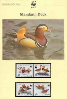 Korea-DPR-1987 WWF Mandarin Duck