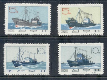 Korea-DPR-1964-Fishing-Ships-MNG