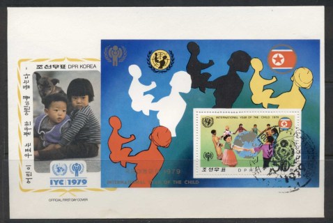 Korea-DPR-1979-IYC-International-year-of-the-Child-MS-FDC_1