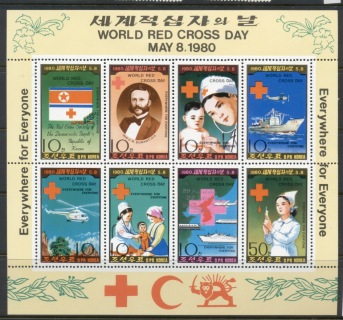 Korea-DPR-1980-World-red-Cross-Day-sheetlet-MUH