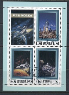 Korea-DPR-1982-Space-Exploration-MS-CTO