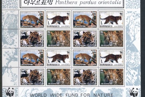 Korea-DPR-1998 WWF Amur Leopadr MS