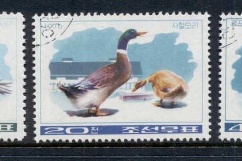 Korea-DPR-1976-Birds