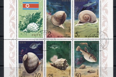 Korea-DPR-1977-Shellfish-MS-CTO