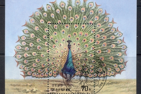 Korea-DPR-1980-Birds