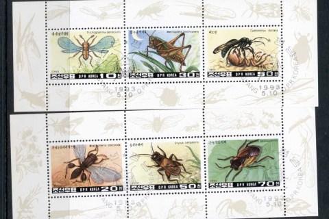 Korea-DPR-1993-Insects-2xMS-CTO