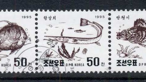 Korea-DPR-1995-Pictorials-Fish-str5-CTO