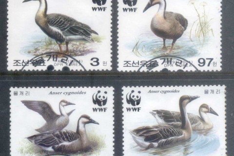 Korea-DPR-2004-WWF-Swan-Goose-FFU