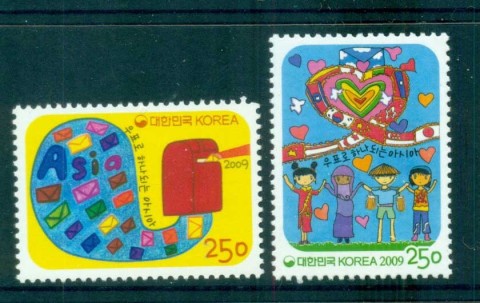 Korea-2009-Uniting-Asia-through-Stamps-MUH-lot82596