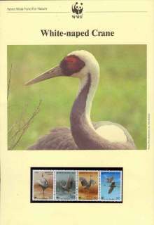 Korea-1988 WWF White-naped Crane