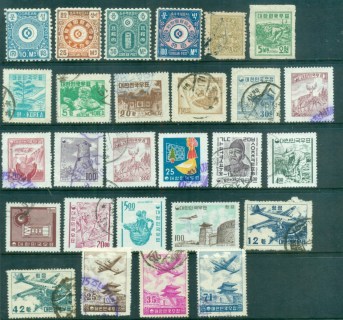 Korea-1940s-on-Assorted-Oddments-MLH-FU