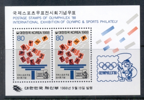 Korea-1988-Olymphilex-88-MS-MUH