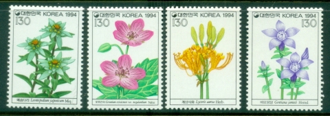 Korea-1994-Wildflowers-Pt-5-MUH