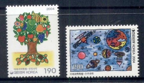 Korea-2004-Science-Stamp-Designs-MUH