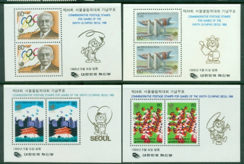 Korea-1988-Summer-Olympics-Seoul-4xMS-MUH