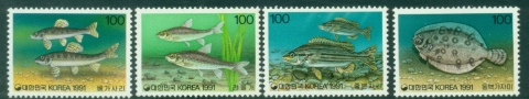 Korea-1991-Marine-Life-Fish-Pt-6-MUH