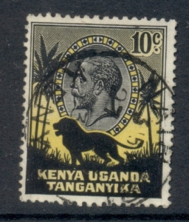 Kenya-Uganda-Tanganyika-1935-KGV-Pictorial-10c-FU