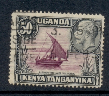 Kenya-Uganda-Tanganyika-1935-KGV-Pictorial-50c-FU