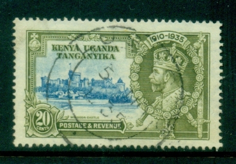 Kenya-Uganda-Tanganyika-1935-KGV-Silver-Jubilee-20c-FU