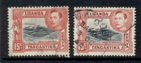 Kenya-Uganda-Tanganyika-1938-54-KGVI-Pictorial-15c-carmine-blk-both-Perfs-FU