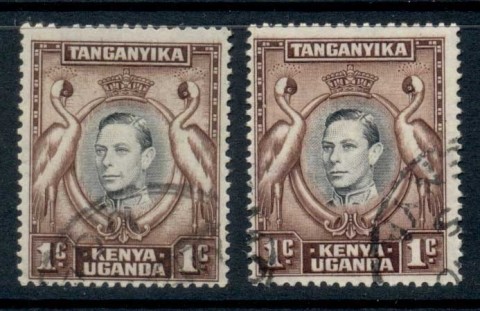 Kenya-Uganda-Tanganyika-1938-54-KGVI-Pictorial-1c-both-Perfs-FU