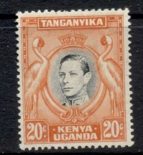 Kenya-Uganda-Tanganyika-1938-54-KGVI-Pictorial-20c-Perf-13x13-5-MLH