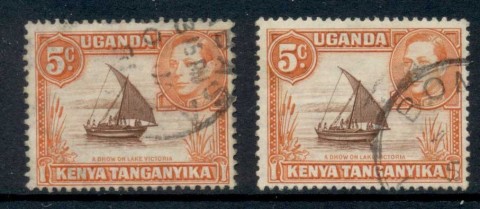 Kenya-Uganda-Tanganyika-1938-54-KGVI-Pictorial-50c-both-Perfs-FU