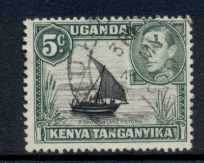 Kenya-Uganda-Tanganyika-1938-54-KGVI-Pictorial-5c-green-blach-FU