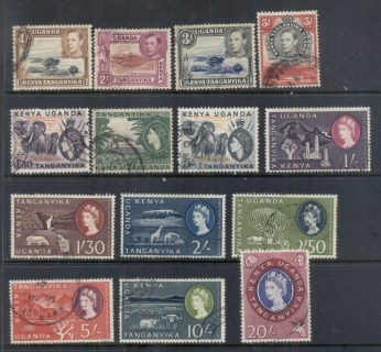 Kenya-Uganda-Tanganyika-1938-60-Assorted-Oddments