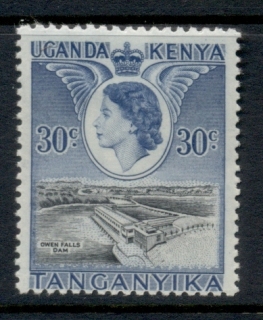 Kenya-Uganda-Tanganyika-1954-59-QEII-Pictorial-30c-MLH