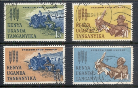 Kenya-Uganda-Tanganyika-1963-FFH-Freedom-From-Hunger-MLH-FAO-FU